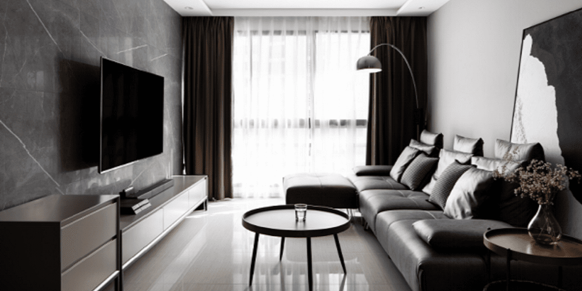 Modern Monochromartic New Home Design